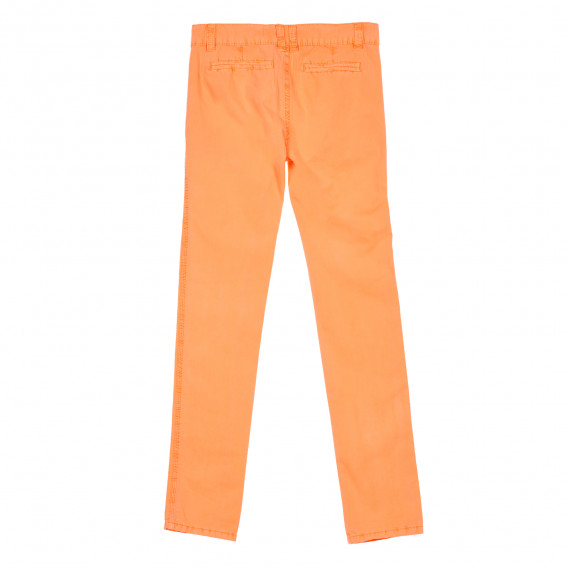 Памучен панталон за момиче, оранжев Tape a l'oeil 219496 3