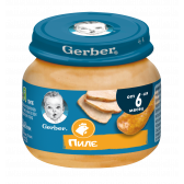 Пюре от пилешко месо Nestle Gerber, 6+ месеца, бурканче 80 гр. Gerber 219879 