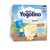 Yogolino Млечен десерт Ванилия- Nestle, 6+ месеца, кофичка 4 х 100 гр. Nestle 219907 