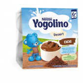 Yogolino Млечен десерт Шоколад- Nestle, 6+ месеца, кофичка 4 х 100 гр. Nestle 219909 