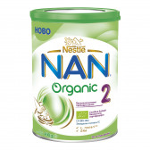 Преходно мляко за кърмачета NAN Organic 2, 6+ месеца, кутия 400 гр. Nestle 219918 