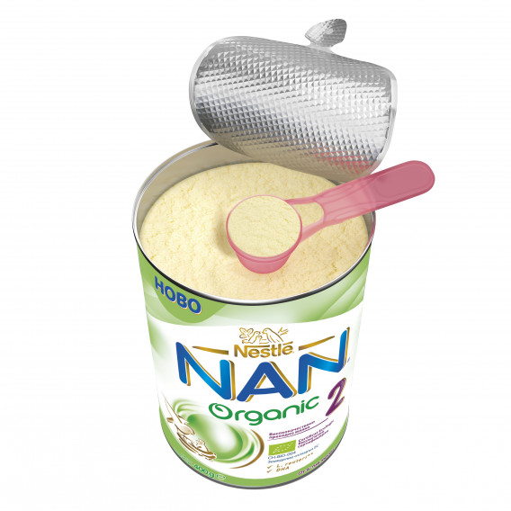 Преходно мляко за кърмачета NAN Organic 2, 6+ месеца, кутия 400 гр. Nestle 220168 6