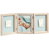 Дървена рамка за снимка и два отпечатъка - My Baby Touch Baby Art 220576 