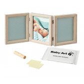 Дървена рамка за снимка и два отпечатъка - My Baby Touch Baby Art 220577 2