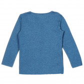 Блуза с графичен принт за бебе, синя Benetton 221150 4