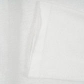 Памучна блуза с камъчета, бяла Benetton 221162 3