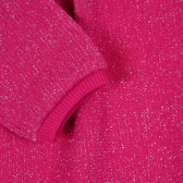Плетена туника с къдрички, розова Benetton 221193 3