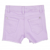 Къси дънкови панталони, лилави Benetton 221564 4