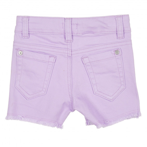 Къси дънкови панталони, лилави Benetton 221564 4