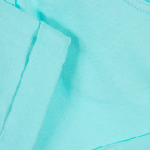Памучен къс панталон с подгънати крачоли, светло син Benetton 221571 3