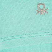 Памучен клин с логото на бранда, светло син Benetton 221750 3