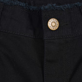 Разкроен дънков панталон 7/8 дължина, черен Benetton 221822 2