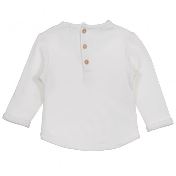 Блуза за бебе, бяла KIABI 222135 4