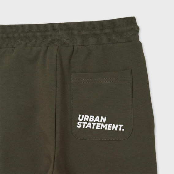 Спортен панталон с надпис на задния джоб, зелен Mayoral 222422 3