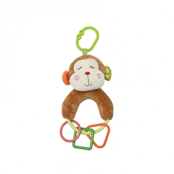 Дрънкалка за количка или кошара, маймунка Lorelli 222718 