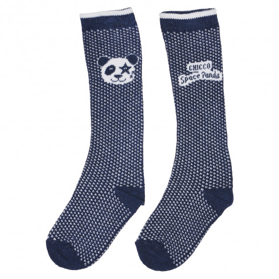 Чорапи за бебе в бяло и синьо Chicco 222888 
