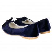Обувки тип балерини с панделки, сини Benetton 223596 2