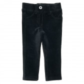 Панталон от кадифе за бебе, черен Benetton 223837 