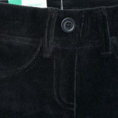 Панталон от кадифе за бебе, черен Benetton 223838 2