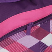 Раница в комплект с мешка и несесер в розово и лилаво, Motion Plus Pink Cubes за момиче Herlitz 224112 4