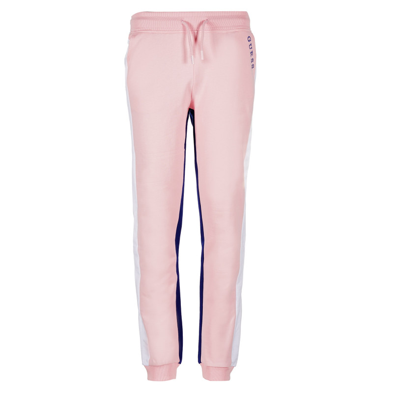 Памучен спортен панталон в розово и синьо  224329