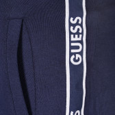 Спортен памучен панталон с кантове, син Guess 224343 3