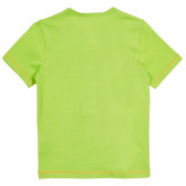 Памучна тениска с графичен принт Los Angeles, зелена Benetton 224679 4