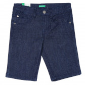 Дънков къс панталон, син Benetton 225707 5