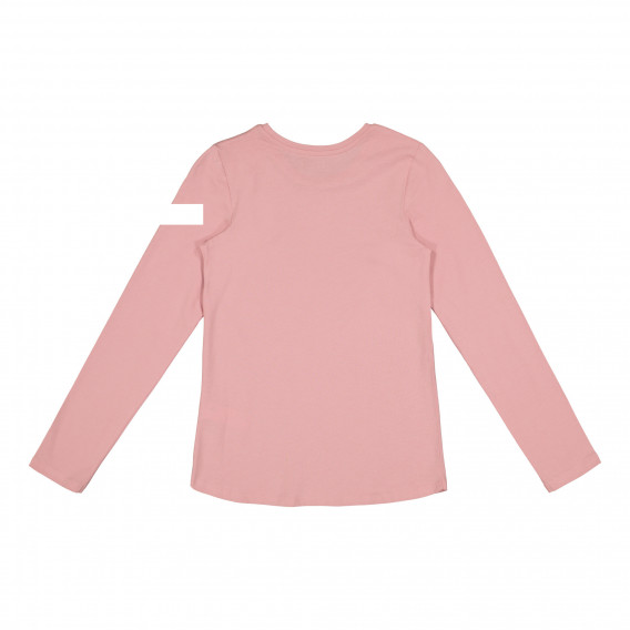 Блуза с дълъг ръкав за момиче розова Canada House 226039 3