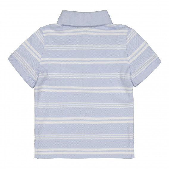 Памучна блуза за бебе за момче в синьо и бяло Original Marines 226060 3