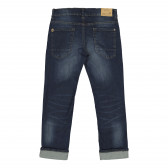 Памучни дънки с пет джоба за момче сини LEMMI 226178 3