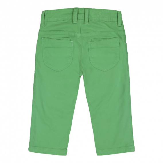 Памучен панталон за момиче зелен CKS 226691 3