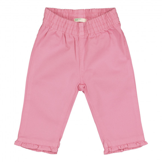 Панталон за бебе за момиче розов Benetton 226719 