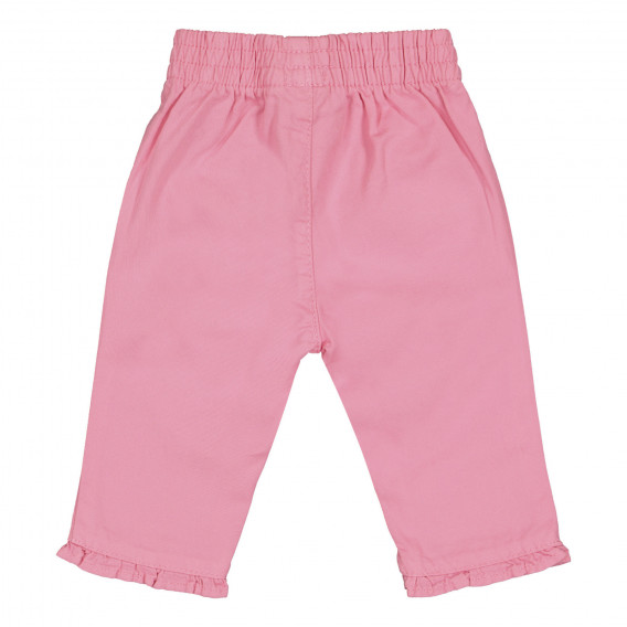 Панталон за бебе за момиче розов Benetton 226720 3
