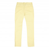 Памучен панталон за момче жълт Tape a l'oeil 226753 3