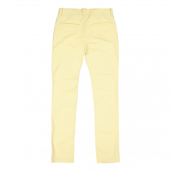 Памучен панталон за момче жълт Tape a l'oeil 226753 3