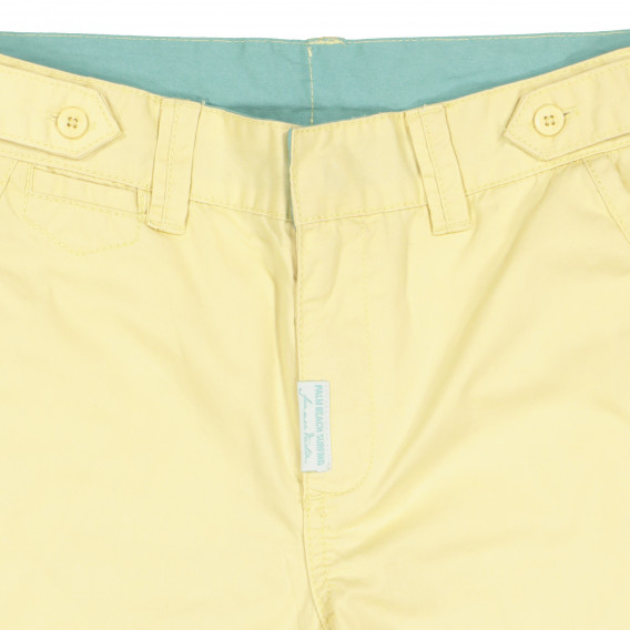 Памучен панталон за момче жълт Tape a l'oeil 226754 2