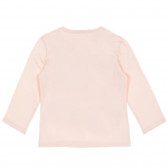 Блуза с дълъг ръкав и графичен принт, розова Benetton 226923 4
