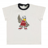 Тениска за бебе за момче бяла Armani 227685 