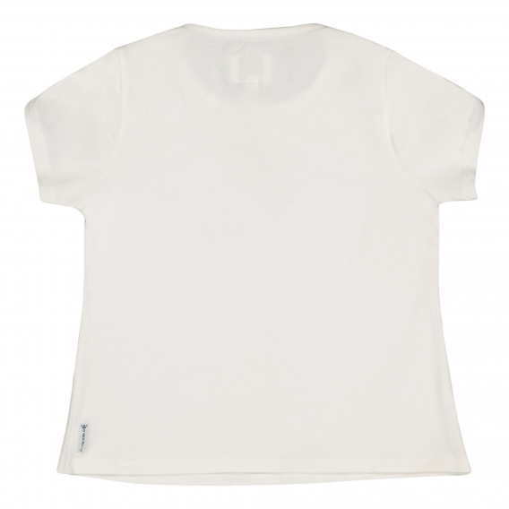 Тениска с фигурален принт за момиче бяла Armani 227692 3
