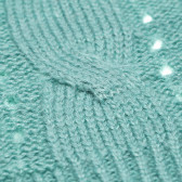 Плетен пуловер за момиче зелен Chicco 227724 2