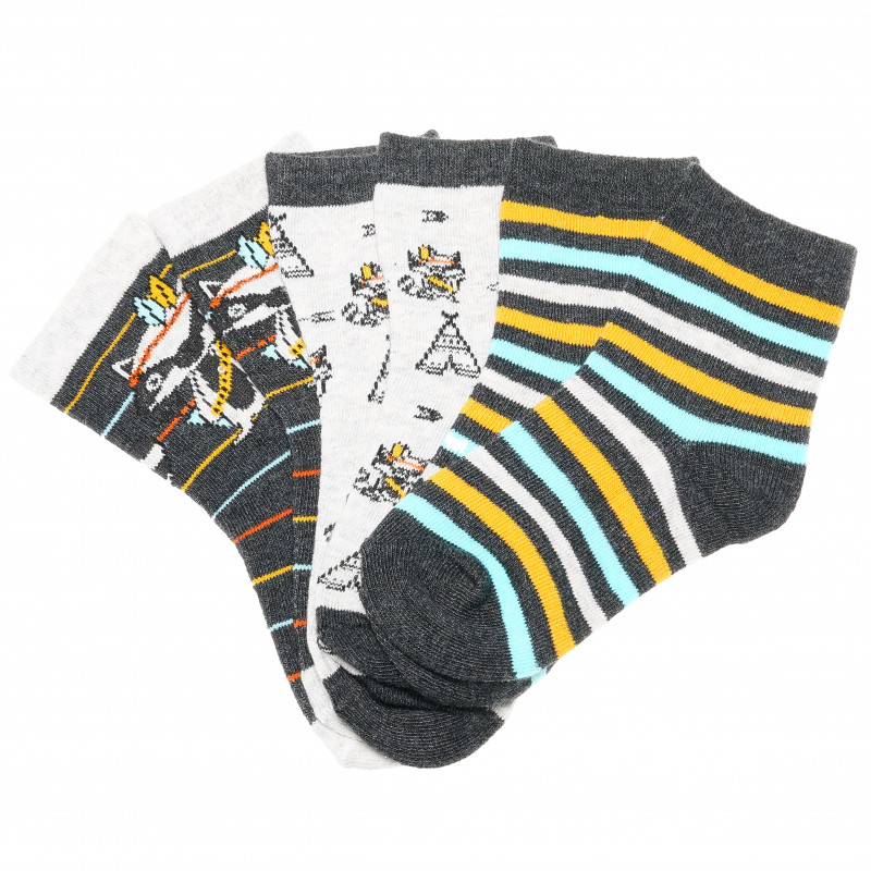 Комплект от три чифта чорапи многоцветни  227750