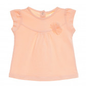 Памучна блуза за бебе за момиче коралова Tape a l'oeil 227793 