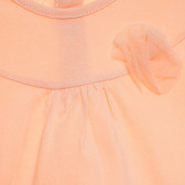 Памучна блуза за бебе за момиче коралова Tape a l'oeil 227794 2