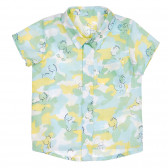 Памучна риза с графичен принт за бебе, многоцветна Benetton 227817 