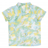 Памучна риза с графичен принт за бебе, многоцветна Benetton 227820 4