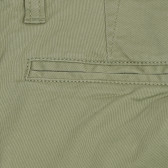 Памучен панталон, зелен Benetton 228075 3