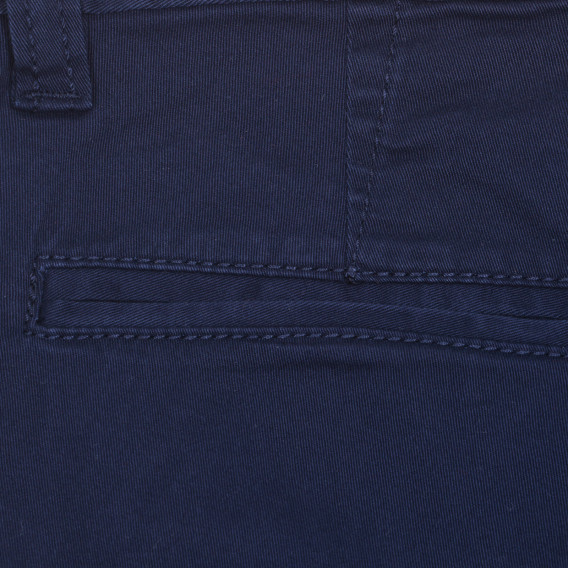 Памучен панталон, тъмно син Benetton 228079 3
