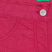 Втален панталон, розов Benetton 228182 2