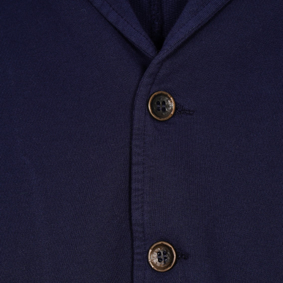 Памучно сако с качулка, тъмно синьо Sisley 229070 2